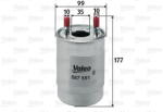 VALEO Filtru combustibil VALEO 587551 (587551) - fixbox