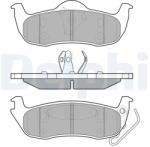 DELPHI Set placute frana DELPHI LP1975 (LP1975)