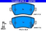 ATE Set placute frana ATE 13.0460-5700.2 (13.0460-5700.2)