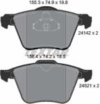 TEXTAR Set placute frana TEXTAR 2414201 (2414201)