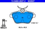 ATE Set placute frana ATE 13.0460-2827.2 (13.0460-2827.2) - fixbox