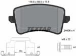 TEXTAR Set placute frana TEXTAR 2460602 (2460602) - fixbox