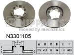 NIPPARTS Disc frana NIPPARTS N3301105 (N3301105) - fixbox
