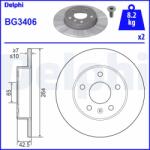 DELPHI Disc frana DELPHI BG3406 (BG3406) - fixbox