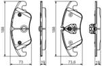 Bosch Set placute frana BOSCH 0 986 495 110 (0 986 495 110)