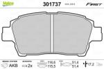 VALEO Set placute frana VALEO 301737 (301737)