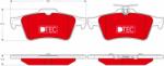 TRW Set placute frana TRW GDB1621DTE (GDB1621DTE)