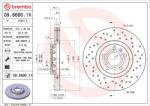BREMBO Disc frana BREMBO 09.8690. 1X - fixbox