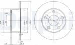 DELPHI Disc frana DELPHI BG2746 (BG2746) - fixbox