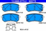 ATE Set placute frana ATE 13.0460-5775.2 (13.0460-5775.2) - fixbox