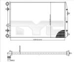 TYC Radiator, racire motor TYC 737-0041 (737-0041) - fixbox