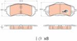 TRW Set placute frana TRW GDB2044 (GDB2044)