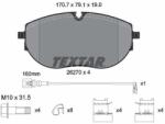 TEXTAR Set placute frana TEXTAR 2627001 (2627001)