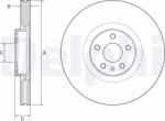 DELPHI Disc frana DELPHI BG9231C - fixbox