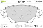 VALEO Set placute frana VALEO 301434 (301434)