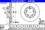 ATE Disc frana fata Ford Transit, Transit Tourneo ATE 24.0128-0156.1 (24.0128-0156.1)