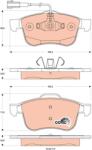 TRW Set placute frana TRW GDB1880 (GDB1880)