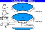 ATE Set placute frana ATE 13.0460-3833.2 (13.0460-3833.2)