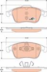 TRW Set placute frana TRW GDB1790 (GDB1790)
