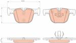 TRW Set placute frana TRW GDB1937 (GDB1937)