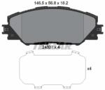 TEXTAR Set placute frana, frana disc TEXTAR 2433701 - fixbox
