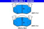 ATE Set placute frana ATE 13.0460-3954.2 (13.0460-3954.2)