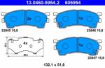 ATE Set placute frana ATE 13.0460-5954.2 (13.0460-5954.2)