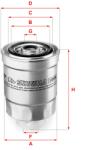 SOFIMA Filtru combustibil SOFIMA S 9310 NR - fixbox