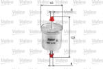 VALEO Filtru combustibil VALEO 587012 (587012) - fixbox