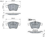 Bosch Set placute frana BOSCH 0 986 494 107 (0 986 494 107)