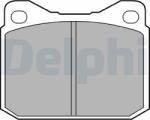 DELPHI Set placute frana DELPHI LP117 (LP117)