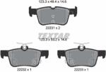 TEXTAR Set placute frana TEXTAR 2223103 (2223103)