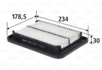 VALEO Filtru aer VALEO 585227 (585227) - fixbox