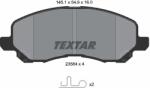 TEXTAR Set placute frana, frana disc TEXTAR 2358401 - fixbox