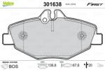 VALEO Set placute frana VALEO 301638 (301638)