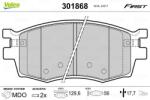 VALEO Set placute frana VALEO 301868 (301868)