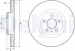 DELPHI Disc frana DELPHI BG4654C (BG4654C) - fixbox