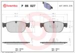 BREMBO Set placute frana BREMBO P 86 027 (P 86 027)