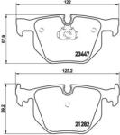 BREMBO Set placute frana BREMBO P 06 029 (P 06 029)