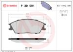 BREMBO Set placute frana BREMBO P 30 001 (P 30 001)