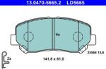 ATE Set placute frana ATE 13.0470-5665.2 (13.0470-5665.2)