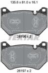 TEXTAR Set placute frana, frana disc TEXTAR 2619601 - fixbox
