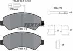 TEXTAR Set placute frana TEXTAR 2446705 (2446705)