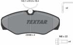 TEXTAR Set placute frana TEXTAR 2309902 (2309902) - fixbox