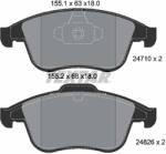 TEXTAR Set placute frana TEXTAR 2471001 (2471001)