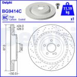 DELPHI Disc frana DELPHI BG9414C (BG9414C) - fixbox