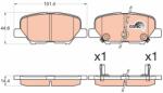 TRW Set placute frana TRW GDB3583 (GDB3583)