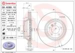 BREMBO Disc frana BREMBO 09. A599.11 - fixbox