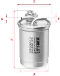 SOFIMA Filtru combustibil SOFIMA S 4451 NR (S 4451 NR) - fixbox