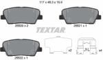 TEXTAR Set placute frana TEXTAR 2552001 (2552001) - fixbox